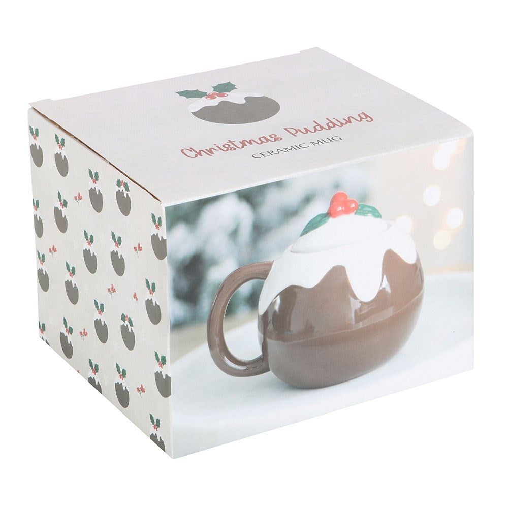 Christmas Pudding Shaped Mug