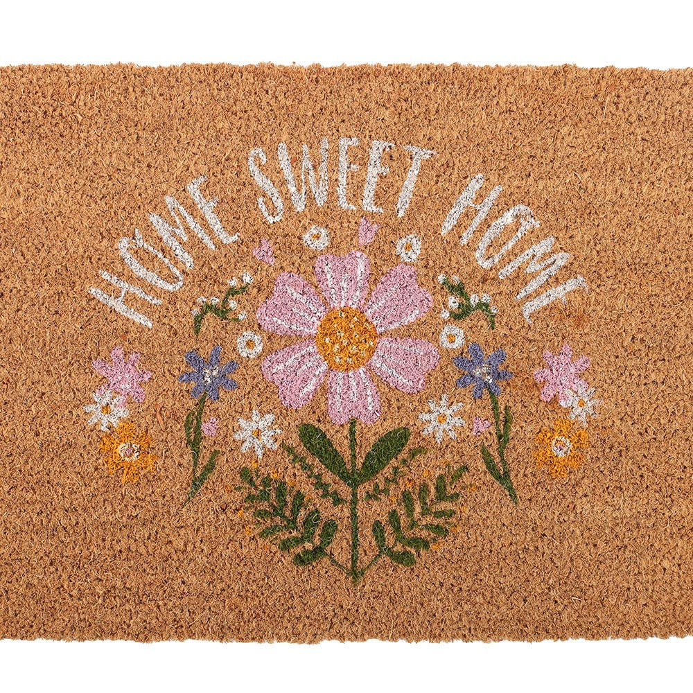 Natural Daisy Home Sweet Home Doormat