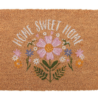 Natural Daisy Home Sweet Home Doormat