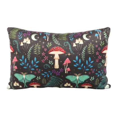 Dark Forest Print Rectangular Cushion