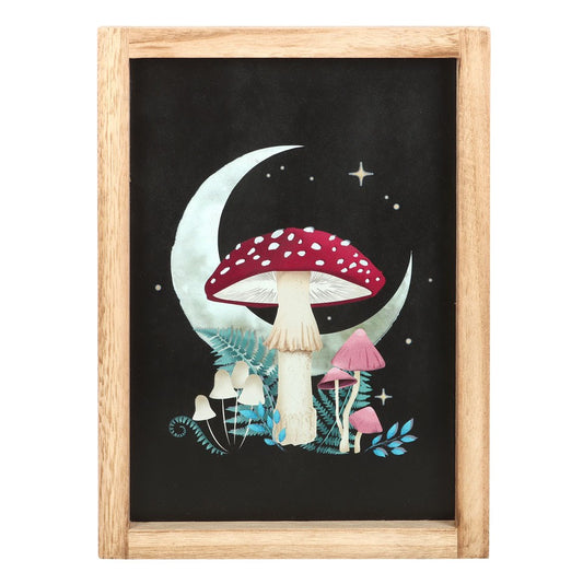 Magical Forest Mushroom Framed Wall Art Print