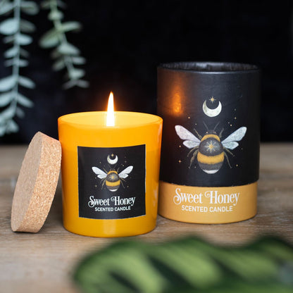 Sweet Honey Scented Jar Candle