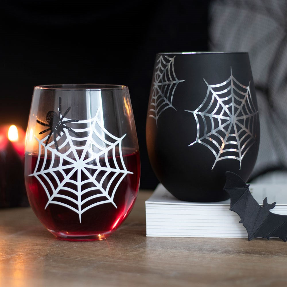 Set of 2 Stemless Wine Glasses