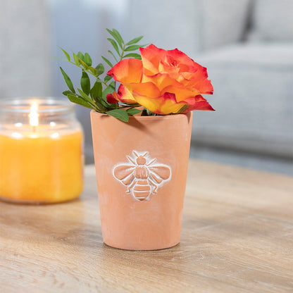 Bee Terracotta Plant Pot