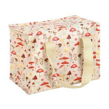 Mushroom Print Insulated Lunch Bag