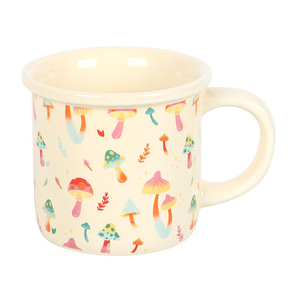 Funky Fungi Mushroom Print Mug