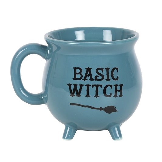 Basic Witch Cauldron Mug - Blue