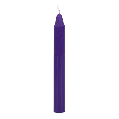 Pack of 12 Small Purple Spell Candles- Prosperity