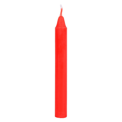 Pack of 12 Small Red Spell Candles - Love