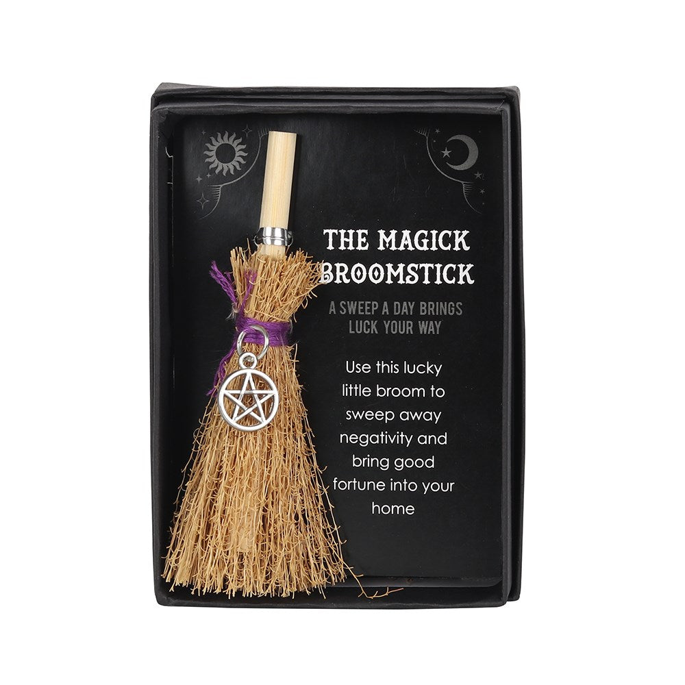 Mini Pentagram Broomstick Charm