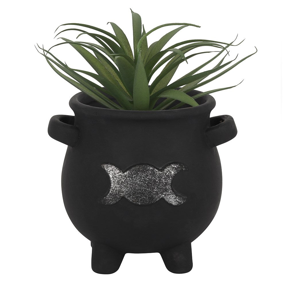 Triple Moon Cauldron Plant Pot