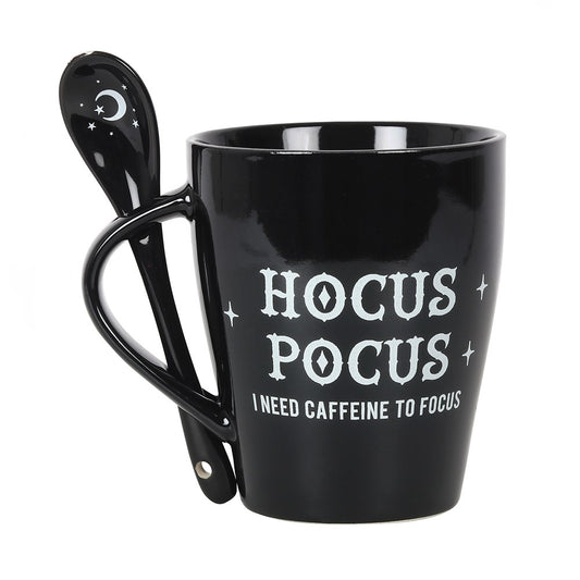 Ceramic Mug and Spoon Set - Hocus Pocus.