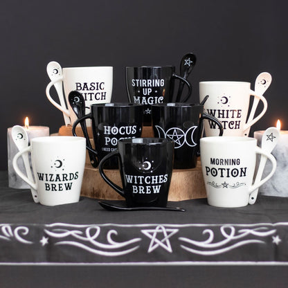 Ceramic Mug and Spoon Set - Hocus Pocus.