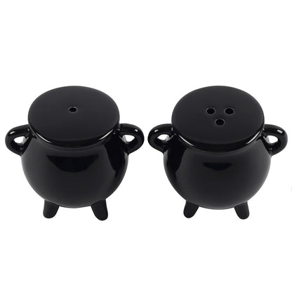 Cauldron Cruet Set for Salt and Pepper