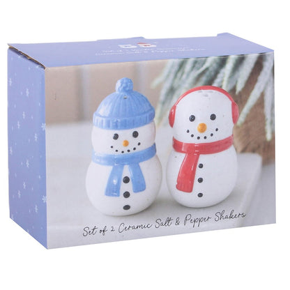Winter Snowmen Salt and Pepper Shakers