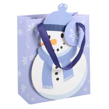 Snowman Shaped Gift Bag