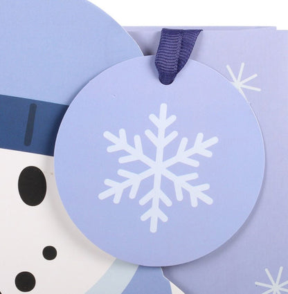Snowman Shaped Gift Bag