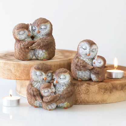 Owl Mother and Baby Ornament