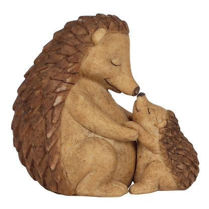 Mother and Baby Hedgehog Ornament