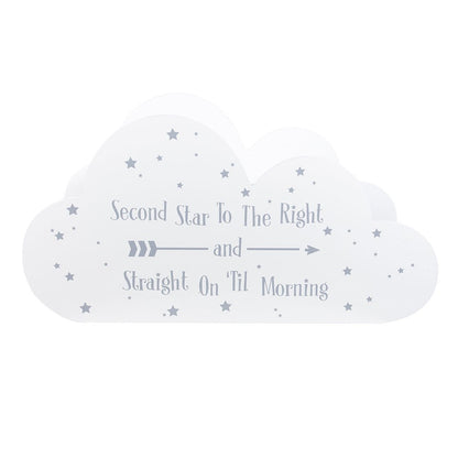 Wooden Cloud Shelf