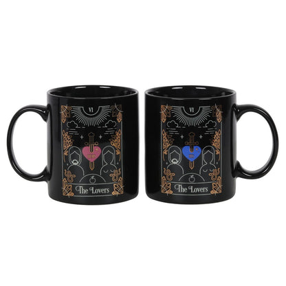 Set of 2 'The lovers' Tarot Mugs