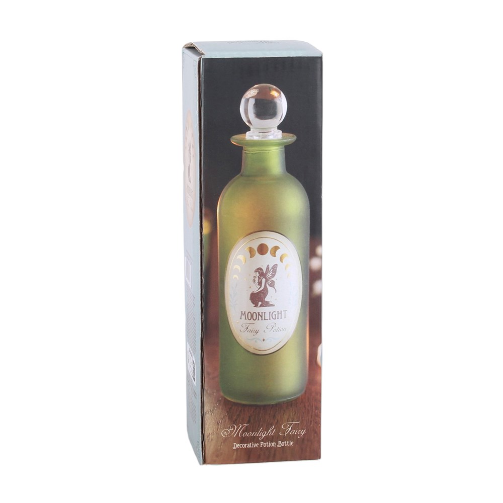 Moonlight Fairy Decorative Glass Potion Bottle