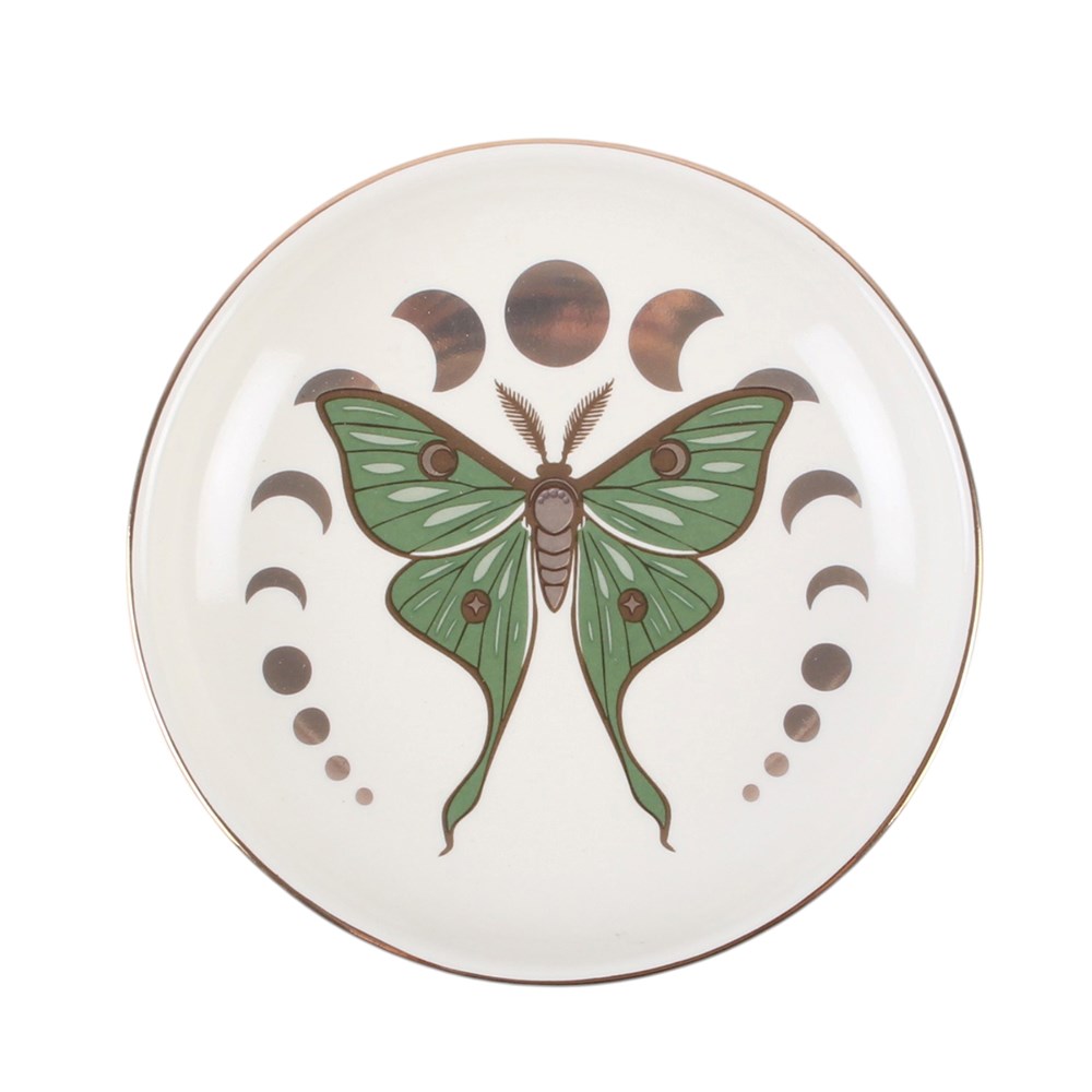 Moonphase Moth Trinket Dish