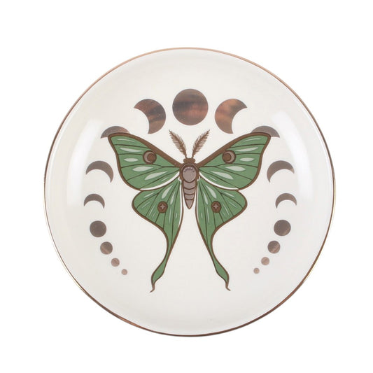 Moonphase Moth Trinket Dish