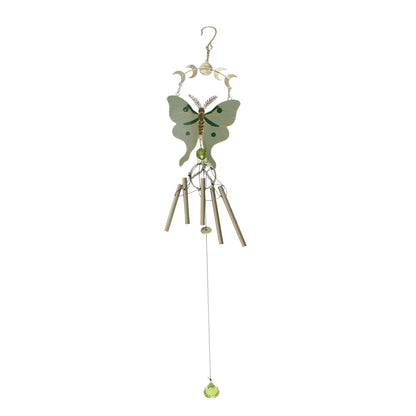 Moonphase Moth Windchime
