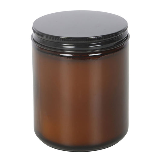 Mystic Moon Sage & Lavender Amber Glass Candle