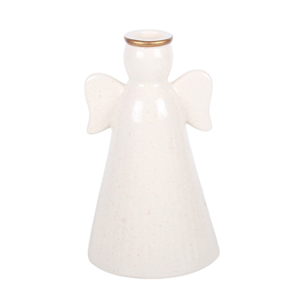 Heart Angel Taper Candle Holder