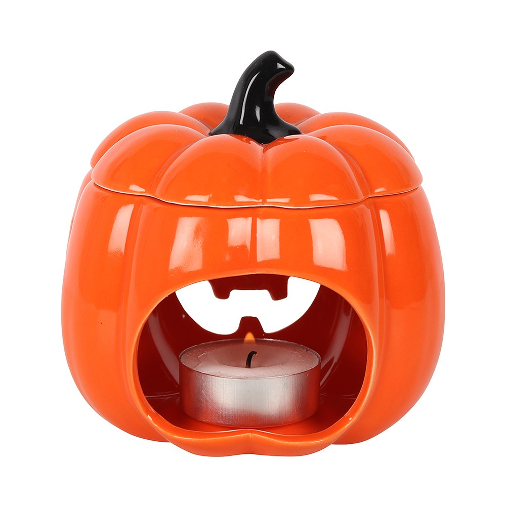 Orange Jack-O-Lantern Oil Burner