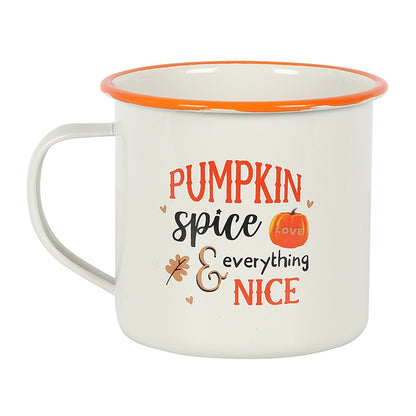 Classic Enamel Pumpkin Spice Mug