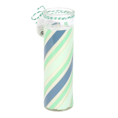 Candy Stripe Peppermint Tube Candle
