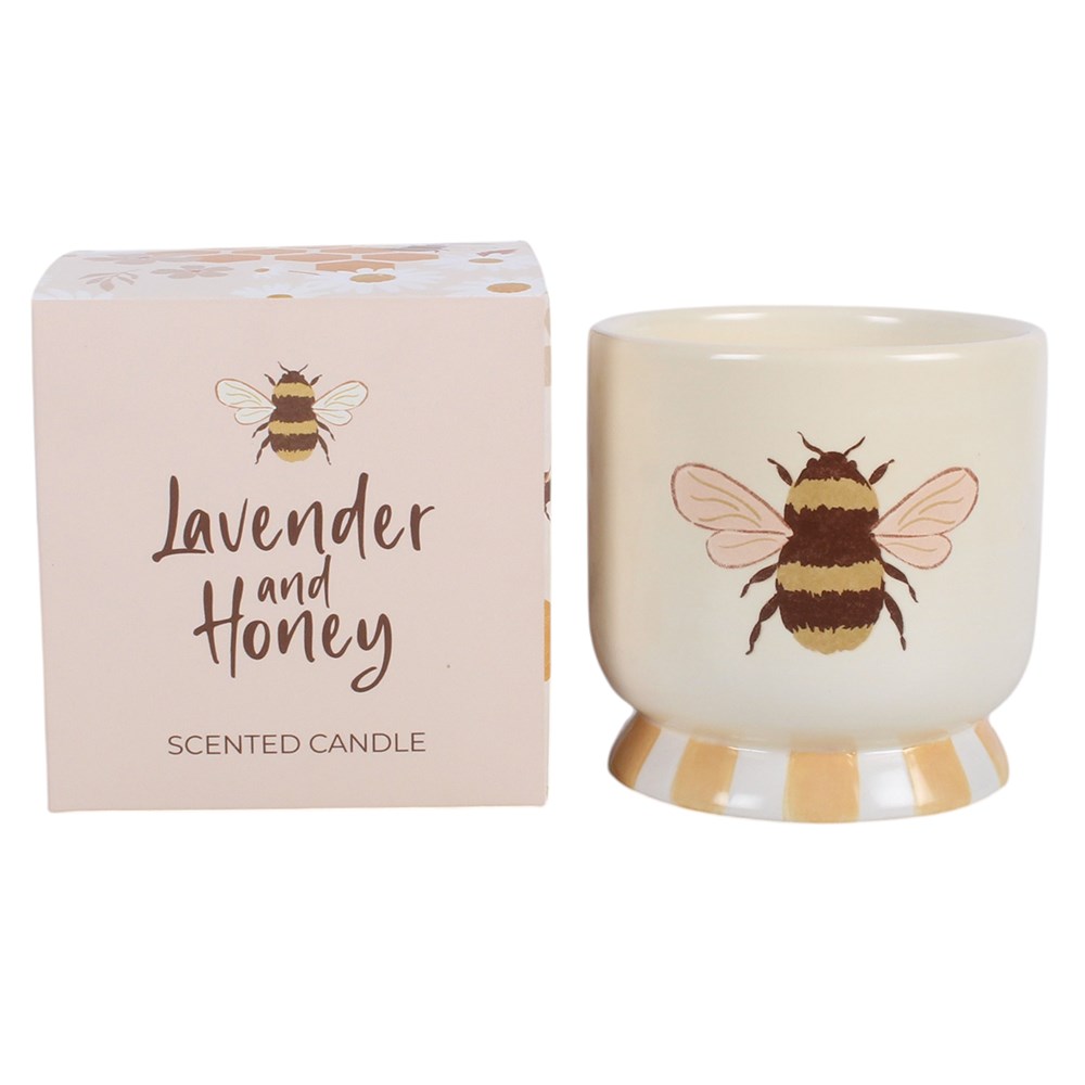 Honey Bee Lavender and Honey Candle