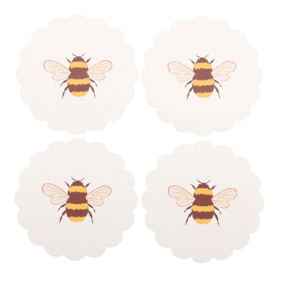 Honey Bee Coaster Set