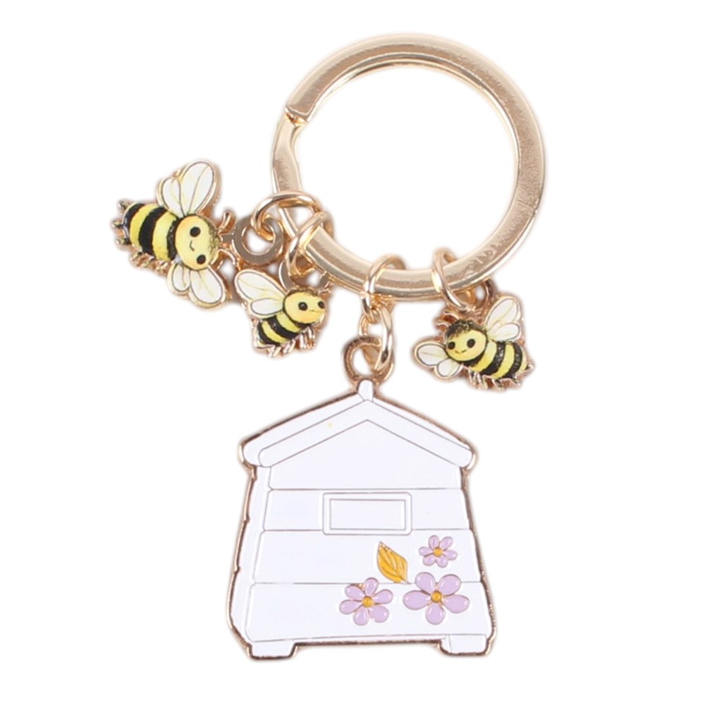Mama Bee & Her Hive Keyring