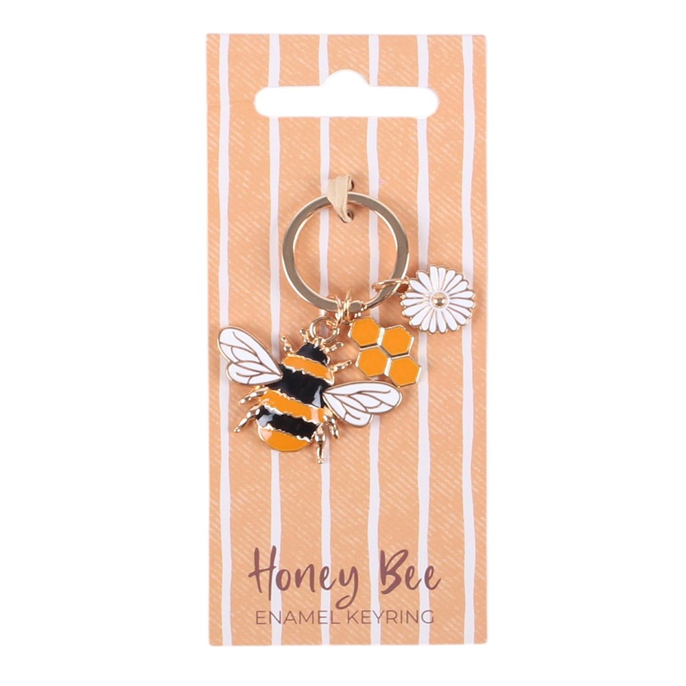 Honey Bee Keyring