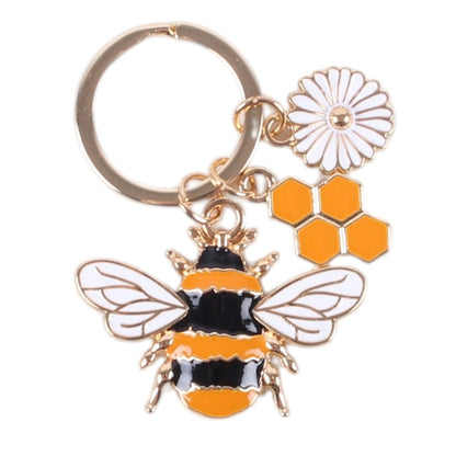 Honey Bee Keyring
