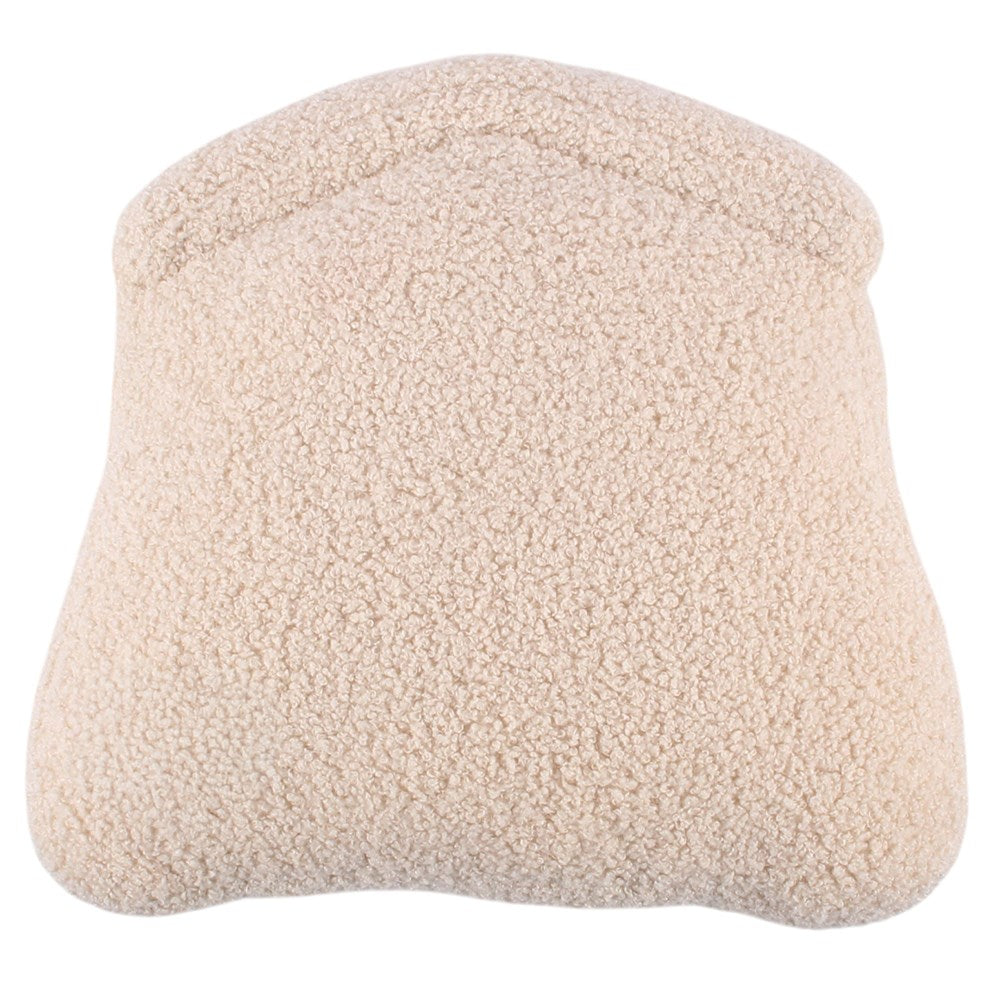White Beehive Boucle Cushion