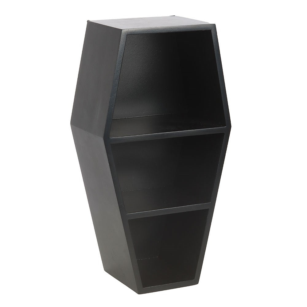 Small Black Coffin Shelf