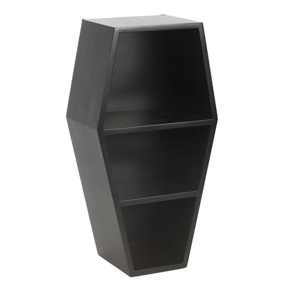 Small Black Coffin Shelf
