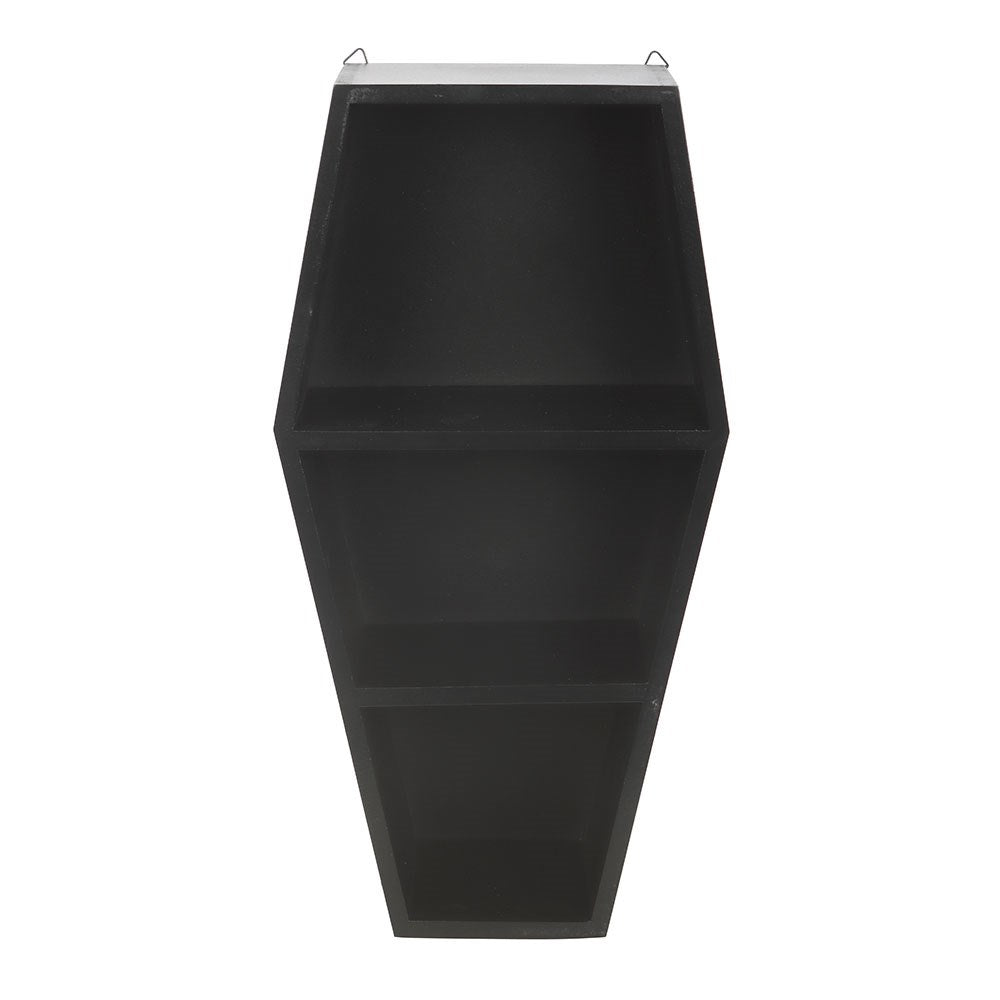 Small Black Coffin Shelf