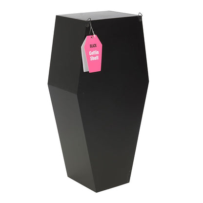 Small Black Coffin Shelf