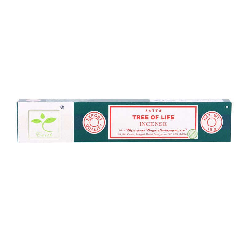 6 Packs of Tree of Life Earth Incense by Satya