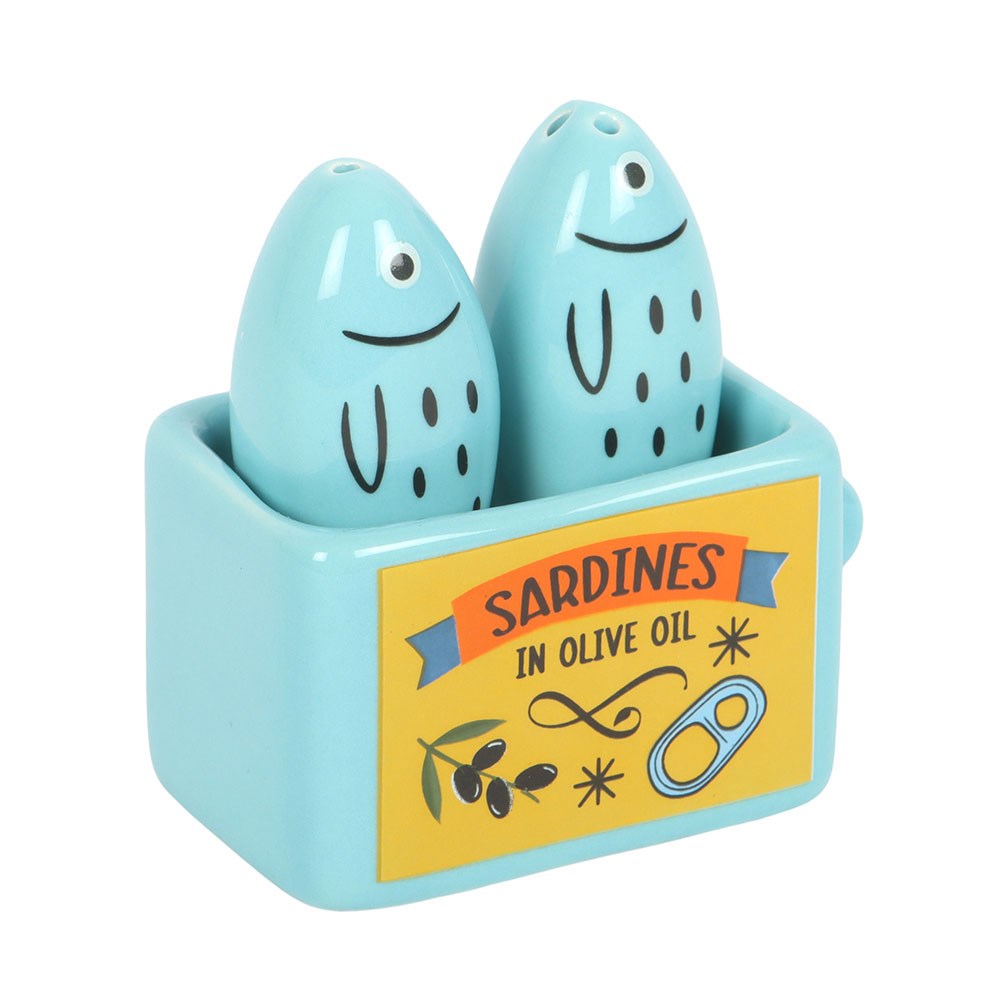 Sardine Salt and Pepper Shakers