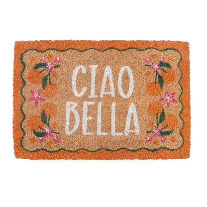 Orange Ciao Bella Doormat