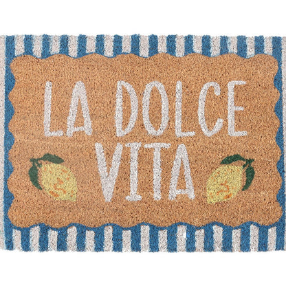 Blue La Dolce Vita Doormat