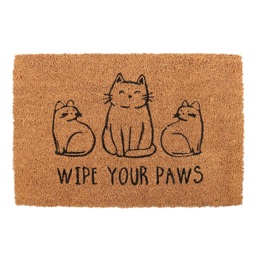 Natural Wipe Your Paws Cat Doormat