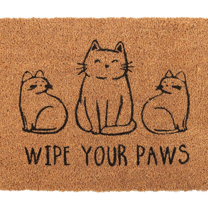 Natural Wipe Your Paws Cat Doormat
